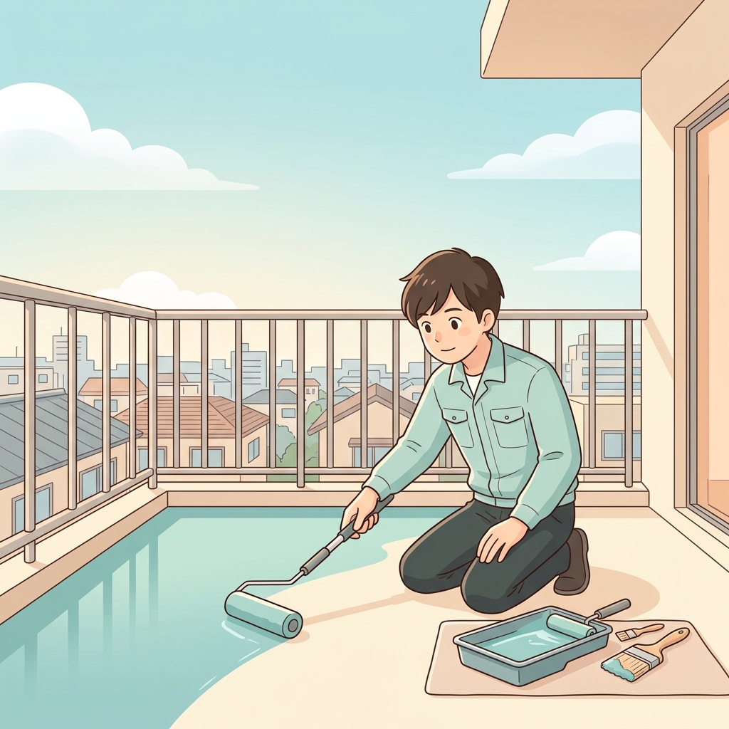 防水工事イラスト